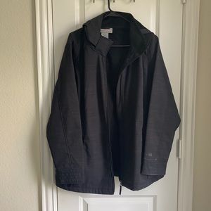 Light winter jacket with hood